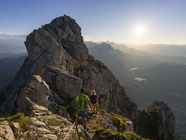 Mittenwalder Klettersteig am Karwendel in der Alpenwelt Karwendel