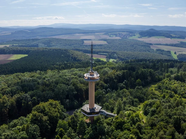 Gauss-toren in het natuurpark Münden