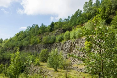 Mijnbouwpad bij Dransfeld, natuurpark Münden