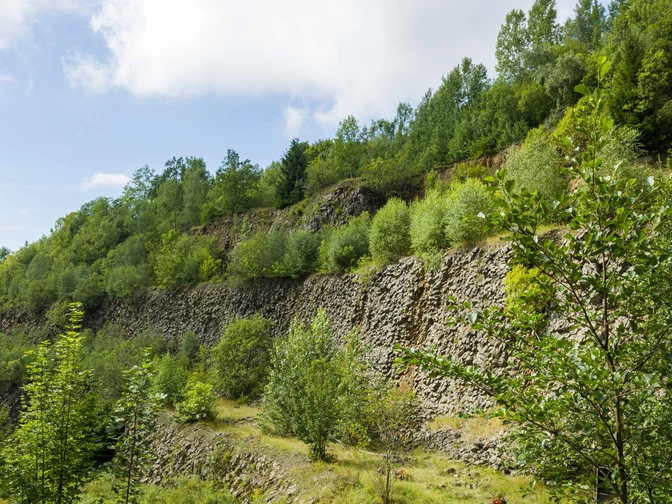 Bergbaupfad bei Dransfeld, Naturpark Münden Bergbaupfad bei Dransfeld, Naturpark Münden