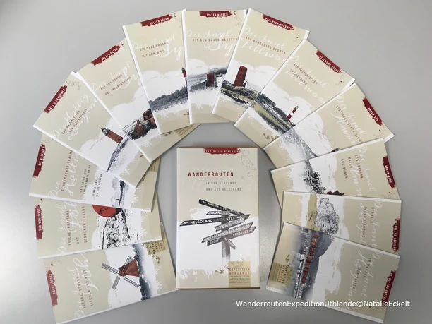 Blick auf alle Wanderbroschüren Expedition Uthlande