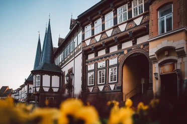 Ratswaage Altes Fachwerkgebäude, dass früher er