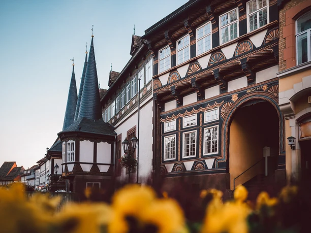 Ratswaage Altes Fachwerkgebäude, dass früher er