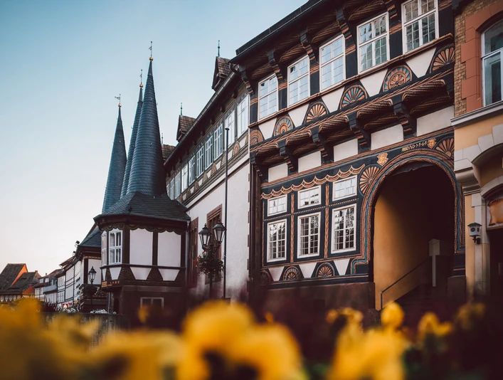 Ratswaage Altes Fachwerkgebäude, dass früher er