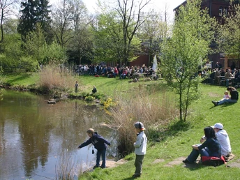 Biergarten an der Weberei in Gütersloh
