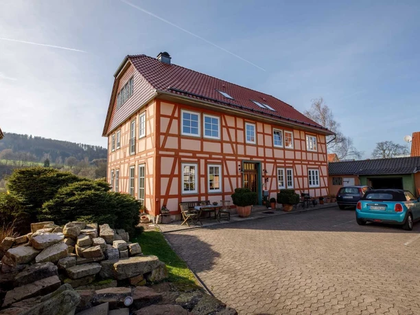 Vakantiewoning Haus Froschkönig, huis uitzicht