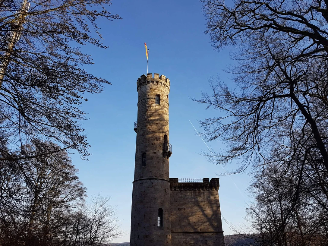 Blick auf die Tillyschanze im Winter, Hann. MündenView of the Tillyschanze in winter, Hann. MündenUdsigt over Tillyschanze om vinteren, Hann. MündenUitzicht op de Tillyschanze in de winter, Hann. Münden