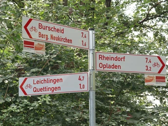 Panorama-Radweg Balkantrasse Panorama-Radweg Balkantrasse, Wegweiser, Verkehrsschild