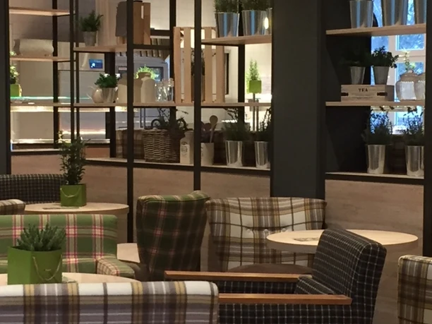 Innenansicht im Bistro Harlekin Innenansicht im Bistro Harlekin