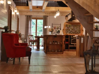 Earls Lane in Bad Lauterberg - Cote Cottage - offener Wohnbereich