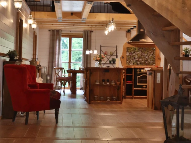 Earls Lane in Bad Lauterberg - Cote Cottage - offener Wohnbereich