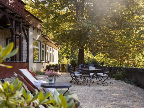 Dei Sennhütte in Bad Harzburg - Terrasse Dei Sennhütte in Bad Harzburg - Terrasse
