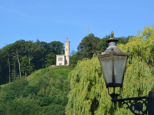 Uitzicht op de Tillyschanze, Hann. Münden