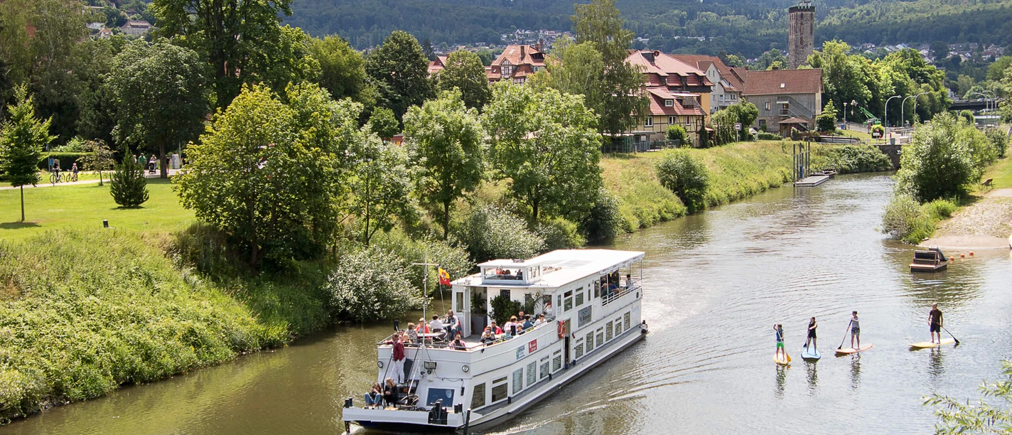 Schiffsfahrt, Hann. Münden Schiffsfahrt, Hann. Münden