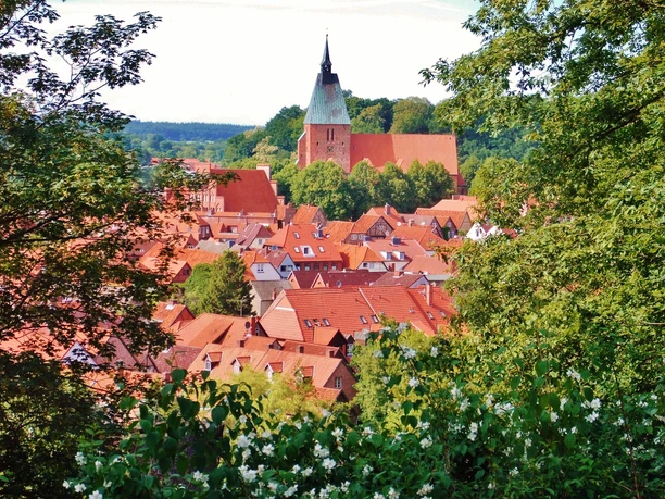 Blick auf die Stadt Mölln