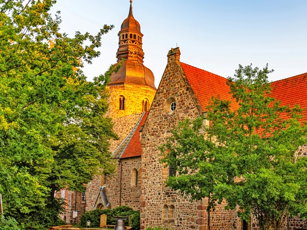 Side view of St. Viti Church in Zeven