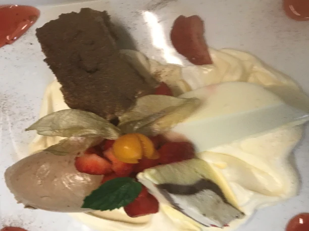 Dessert im Ristorante La Strada