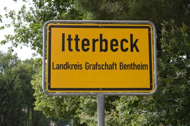Ortseingangschild Itterbeck