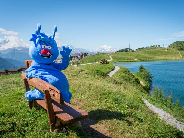 Gletschi - Maskottchen der Aletsch Arena