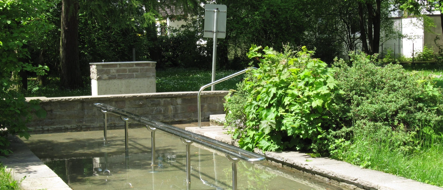 Kneippanlage in der Gartenstadt - Franzensbaderstraße
