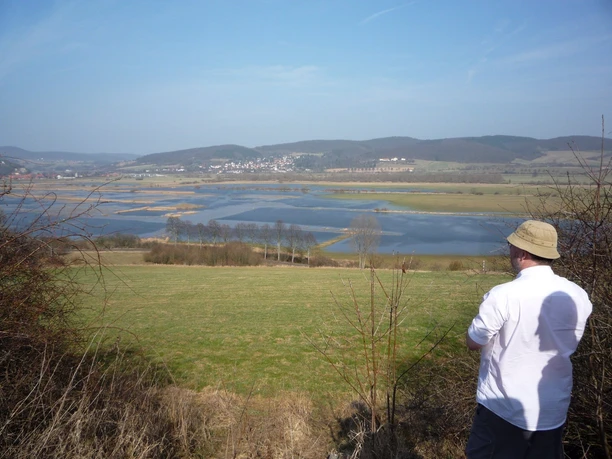 1Leinepolder Blick über das Naturschutzgebiet Leinepolder.