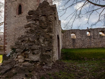 Greener Burg_Gelände und Burgmauer greener-burg-gelaende-und-burgmauer