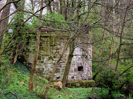 1Bastion am Krähengraben Bastion in der Natur der ehemaligen Wallanlagen.