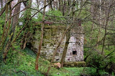Bastion am Krähengraben Bastion in der Natur der ehemaligen Wallanlagen.
