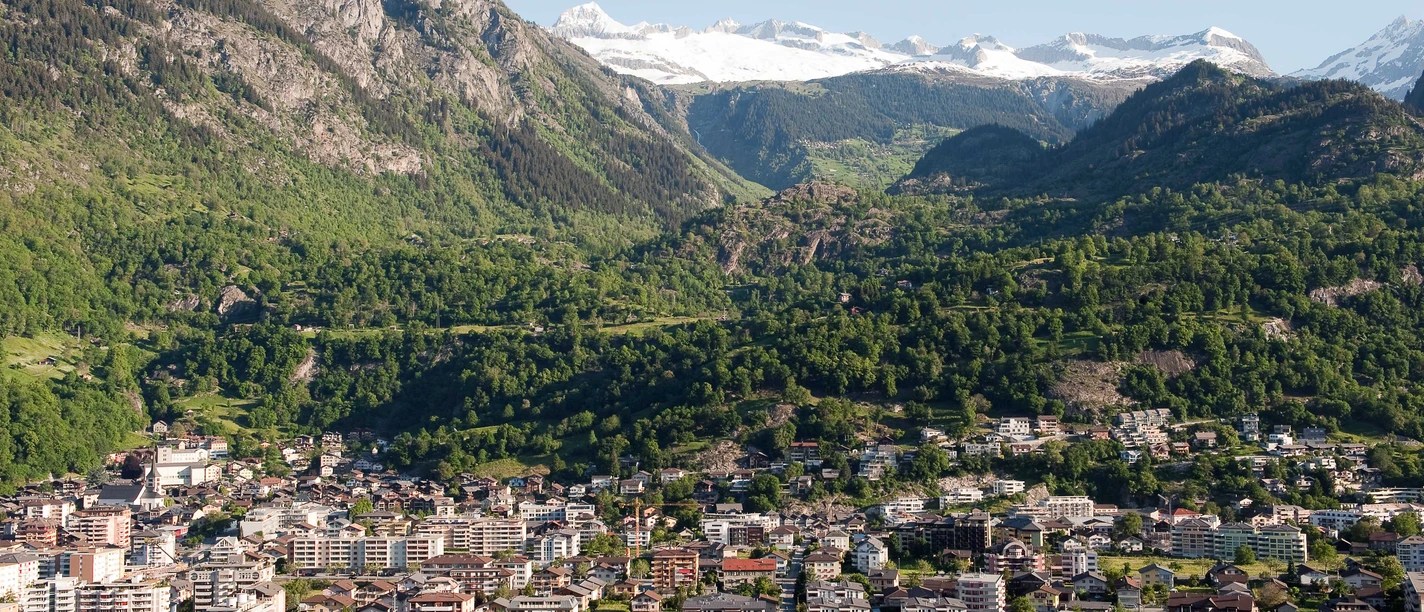 Das Dorf Naters ist mittlerweile zu einem Städtchen herangewachsen. Das Dorf Naters ist mittlerweile zu einem Städtchen herangewachsen.