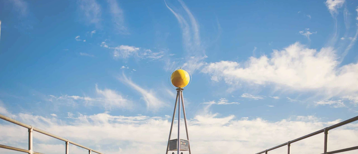 Modell der Sonne auf Plöner Planetenpfad