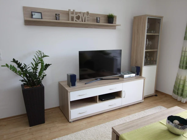 Ferienwohnung Riefenbach in Bad Harzburg - Wohnbereich mit Fernseher Ferienwohnung Riefenbach in Bad Harzburg - Wohnbereich mit Fernseher