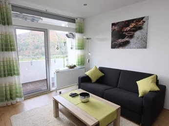 Ferienwohnung Riefenbach in Bad Harzburg - Wohnbereich mit Sofa Ferienwohnung Riefenbach in Bad Harzburg - Wohnbereich mit Sofa