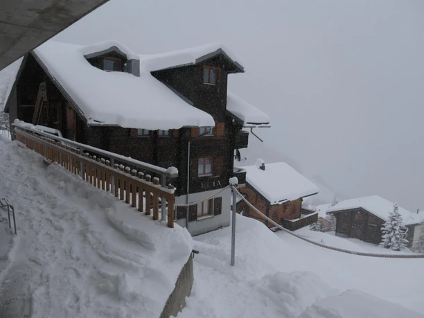 Haus Beta im Winter