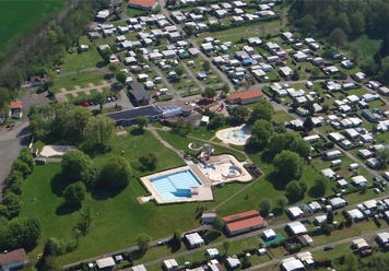 Luchtfoto camping Dransfeld