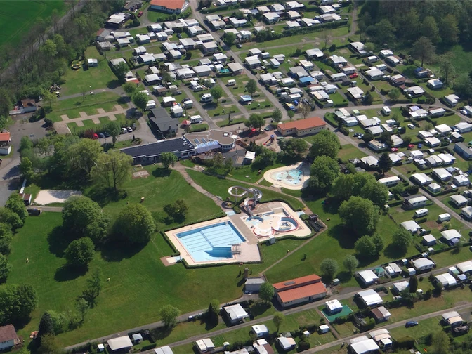 Luftbild Campingplatz Dransfeld