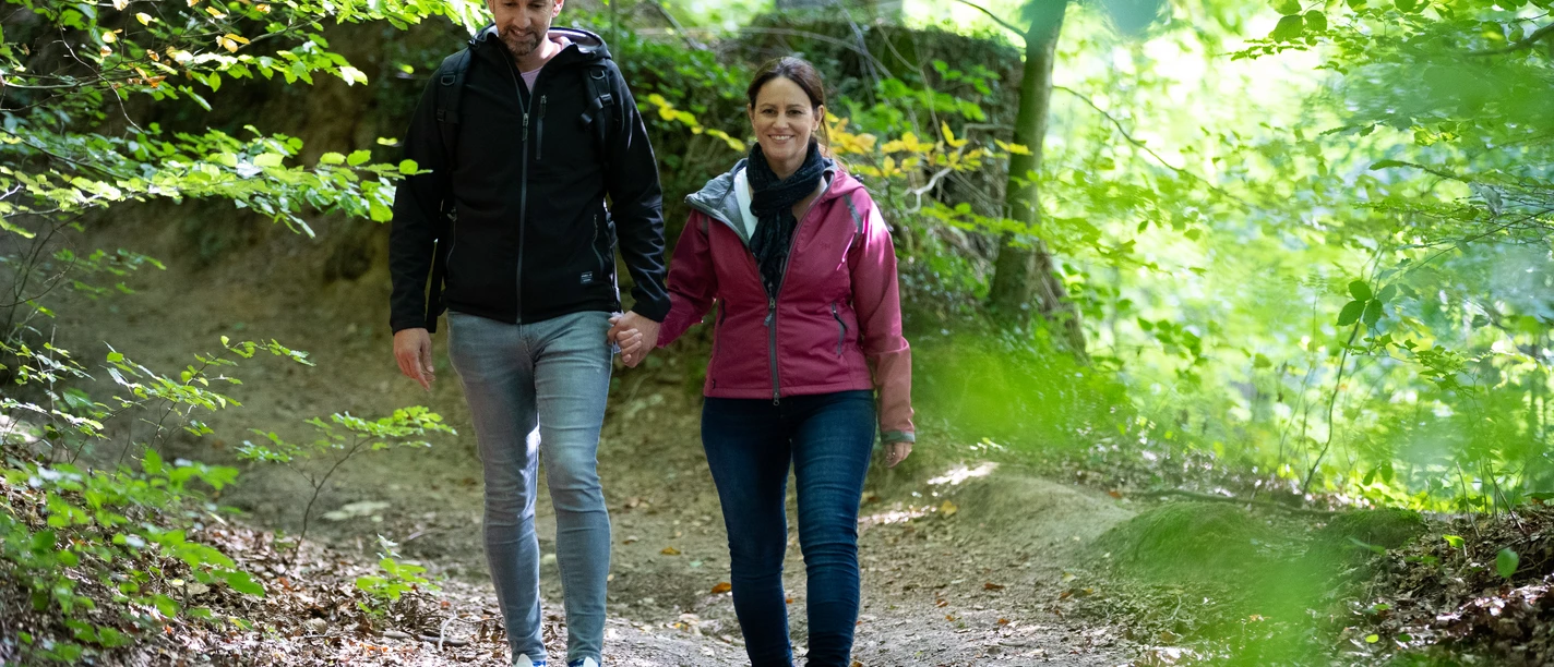 Unterwegs auf dem Rundwanderweg Bismarck in Bad Rothenfelde