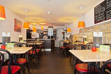 Interior view of Bistro & Café Au Lait