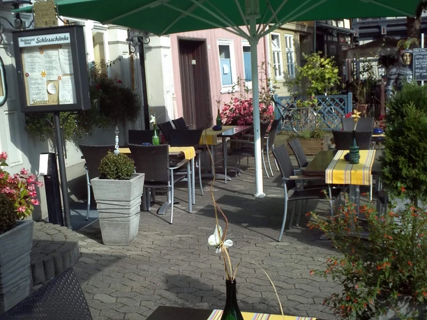 Hotel Restaurant Schlosschänke, terras