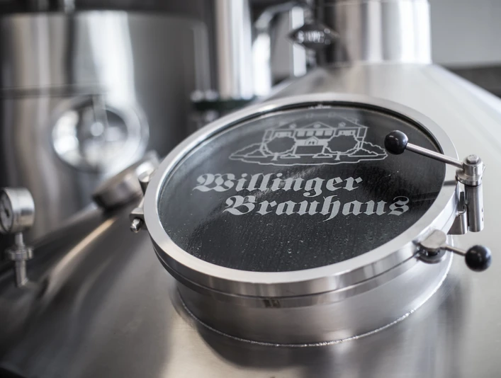 Sudkessel im Willinger Brauhaus Sudkessel im Willinger Brauhaus