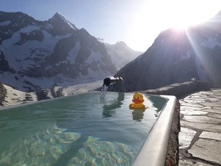 Brunnen Oberaletschhütte