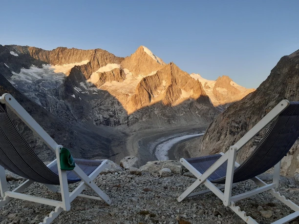 Aussicht auf den Oberaletschgletscher