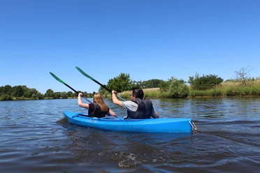 Eine Kanutour auf der Mittelweser Eine Kanutour auf der Mittelweser