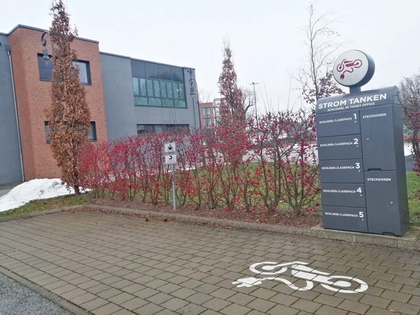 E-Bike Ladestation am PS.SPEICHER E-Bike Ladestation am PS.SPEICHER