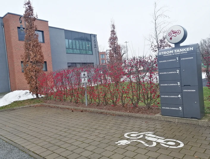 E-Bike Ladestation am PS.SPEICHER E-Bike Ladestation am PS.SPEICHER