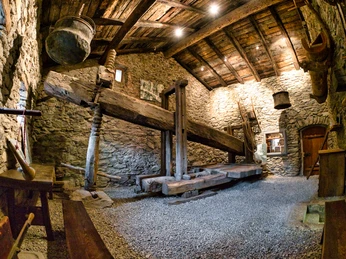 An informative village tour through the saffron village of Mund Eine lehrreiche Dorfführung durch das Safrandorf MundAn informative village tour through the Safrand village of MundUne visite guidée informative du village de Mund, le village du safran