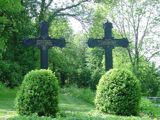 Die Grabkreuze in Bergkirchen