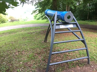 Das Kaleidoskop liegt direkt im Arboretum Das Kaleidoskop im Arboretum Bad Driburg.