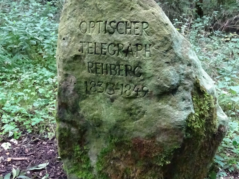 Optischer Telegraph Stein am Rehberg.