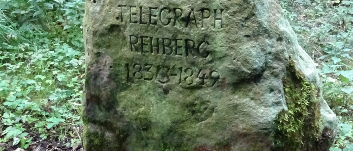 Optischer Telegraph Stein Optischer Telegraph Stein am Rehberg.