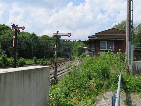 Der Betriebsbahnhof Langeland.
